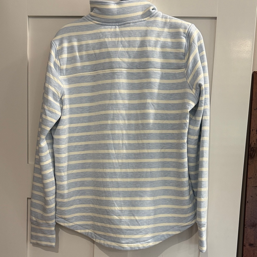 Vineyard Vines NWOT Blue & Cream Quarter-Zip Pullover “The Shep Shirt” - Picture 5 of 5